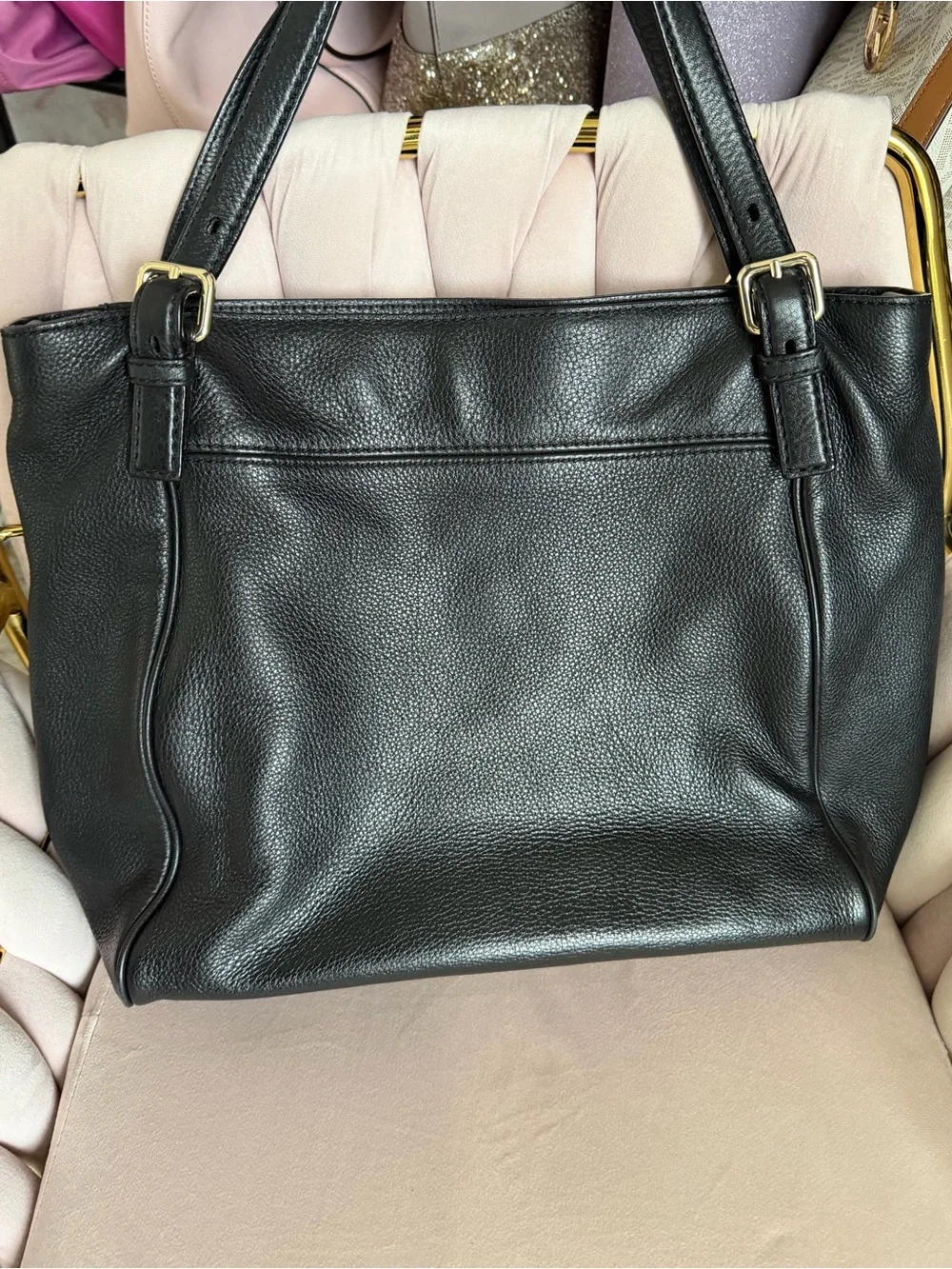 Kate Spade ♠️ New York Cobble Hill Peters Pebbled Leather Tote 🖤
